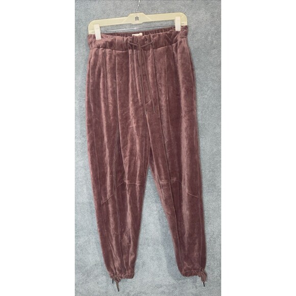 Urban Outfitters Pants Womens Medium Brown Jogger Velour Sweatpants Everyday - Picture 1 of 12